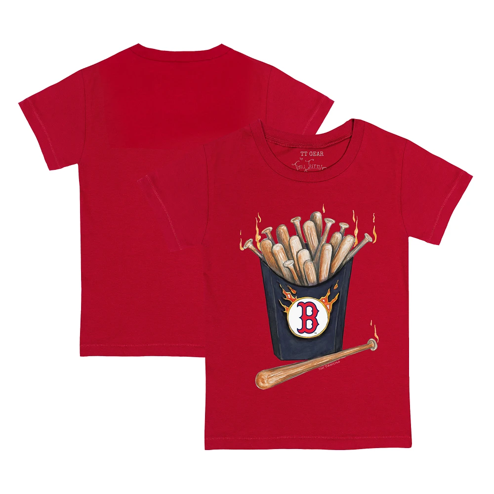 Youth Tiny Turnip Red Boston Sox Hot Bats T-Shirt