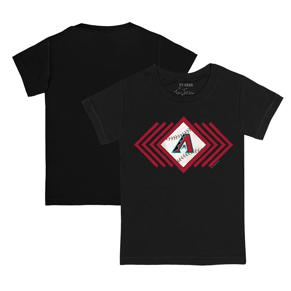 Youth Tiny Turnip Black Arizona Diamondbacks Prism Arrows T-Shirt