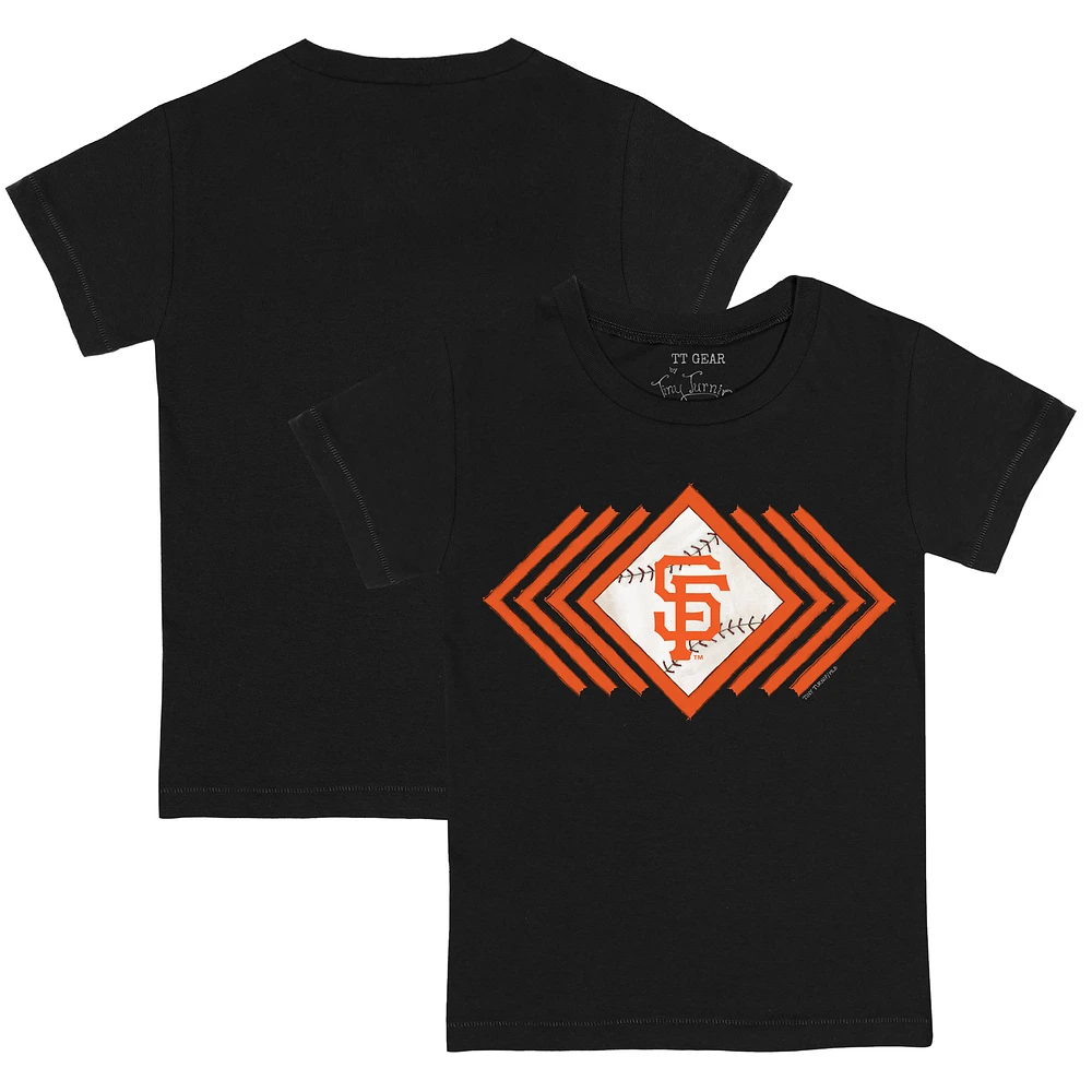 Youth Tiny Turnip Black San Francisco Giants Prism Arrows T-Shirt
