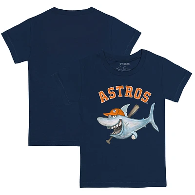 Youth Tiny Turnip Navy Houston Astros Shark T-Shirt