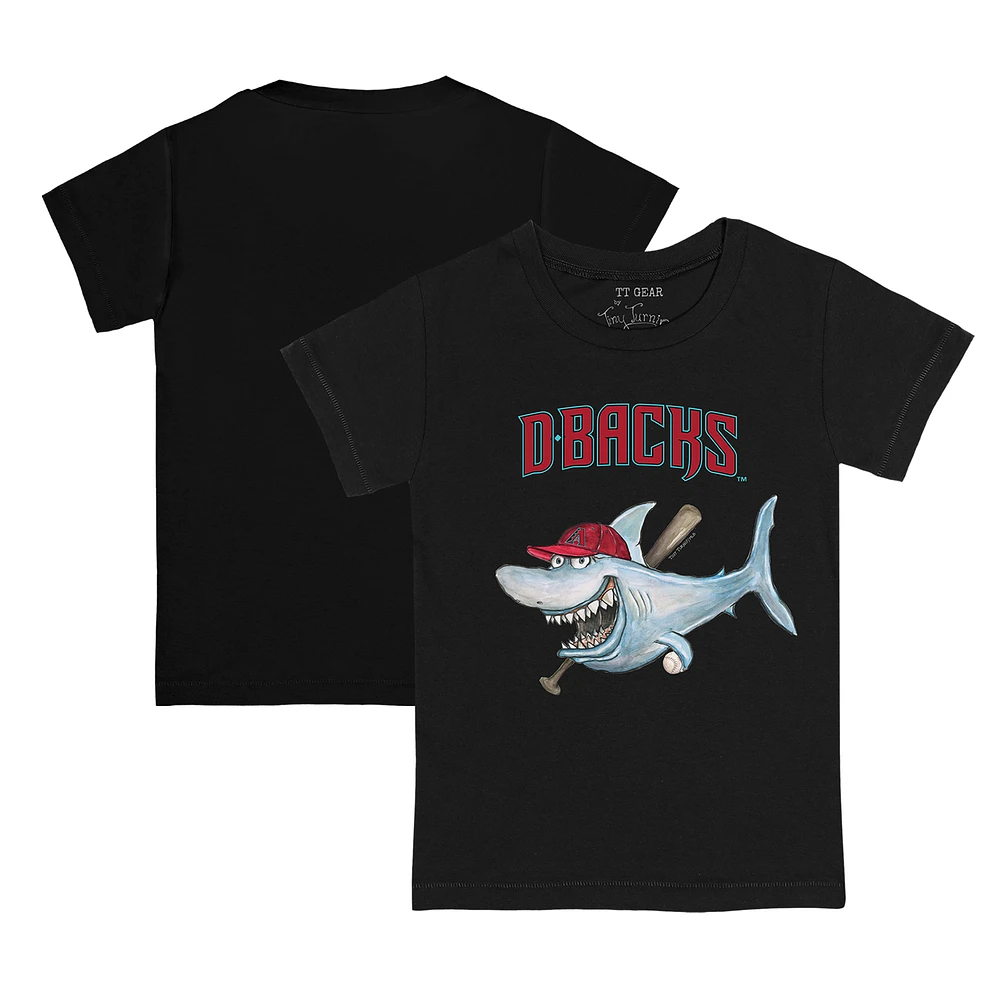 Youth Tiny Turnip Black Arizona Diamondbacks Shark T-Shirt