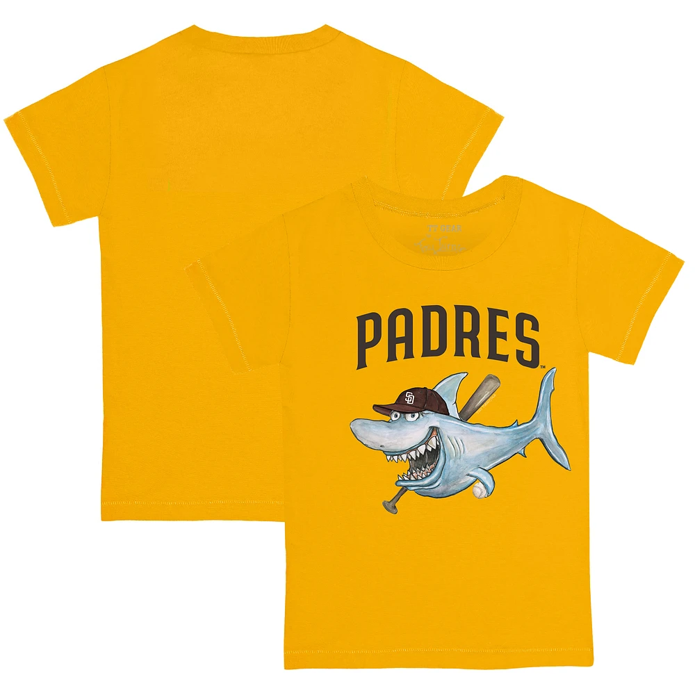 Youth Tiny Turnip Gold San Diego Padres Shark T-Shirt