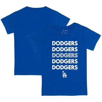 Youth Tiny Turnip Royal Los Angeles Dodgers Stacked T-Shirt