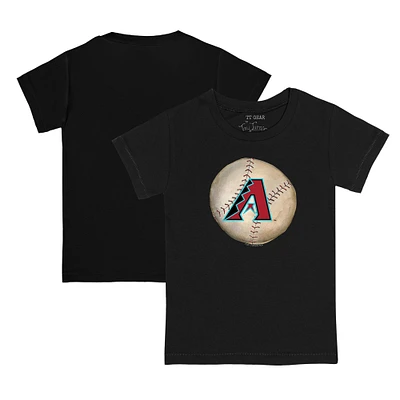 Youth Tiny Turnip Black Arizona Diamondbacks Stitched Baseball T-Shirt