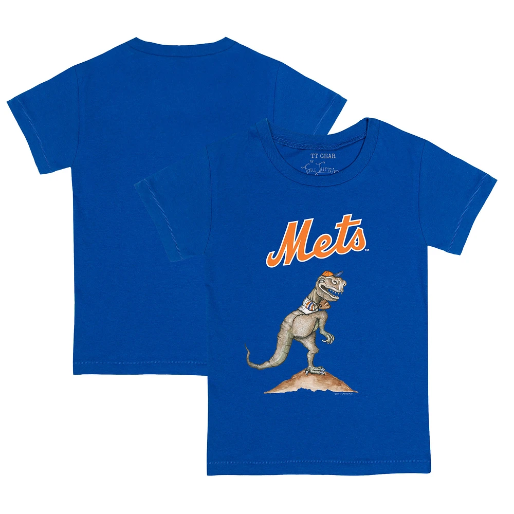 Youth Tiny Turnip Royal New York Mets TT Rex T-Shirt