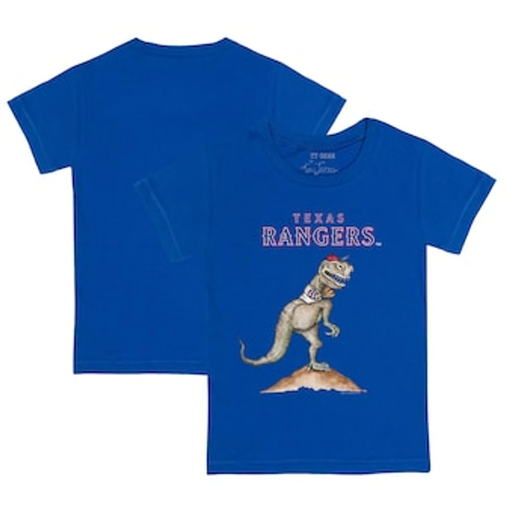 Youth Tiny Turnip Royal Texas Rangers TT Rex T-Shirt