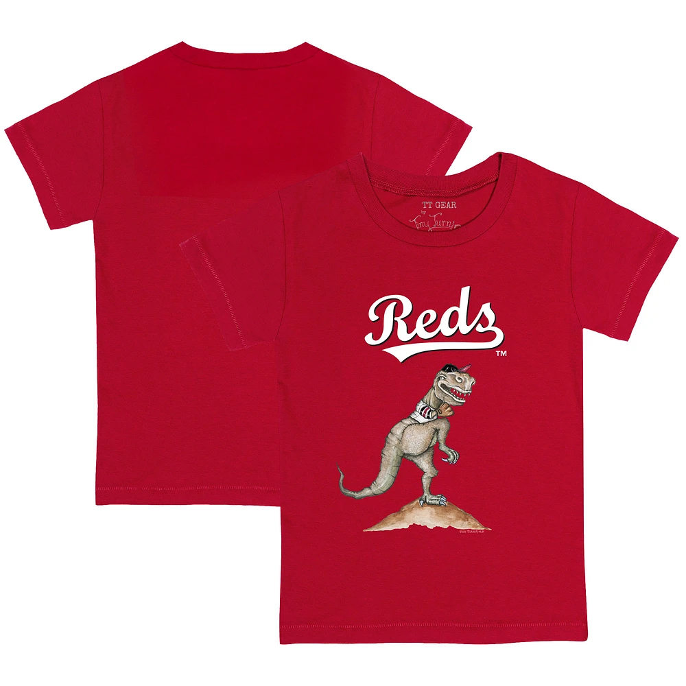 Youth Tiny Turnip Red Cincinnati Reds TT Rex T-Shirt