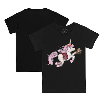 Youth Tiny Turnip Black Arizona Diamondbacks Unicorn T-Shirt