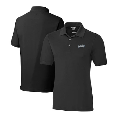 Men's Cutter & Buck Black UCF Knights Citronaut Logo Advantage Tri-Blend Pique Big Tall Polo