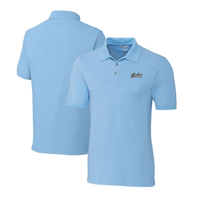 Men's Cutter & Buck Light Blue UCF Knights Citronaut Logo Advantage Tri-Blend Pique Big Tall Polo