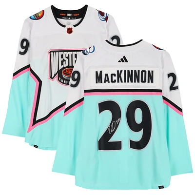 Nathan MacKinnon Colorado Avalanche Autographed 2023 NHL All-Star Game adidas Authentic Jersey