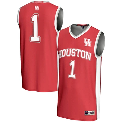 Youth GameDay Greats #1 Red Houston Cougars Lightweight Basketball Jersey