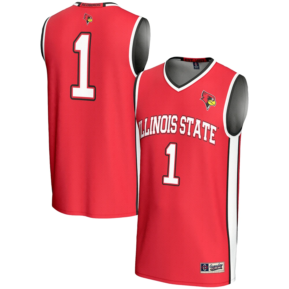 Youth GameDay Greats #1 Red Illinois State Redbirds Lightweight Basketball Jersey
