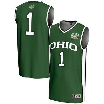 Youth GameDay Greats #1 Green Ohio Bobcats Lightweight Basketball Jersey