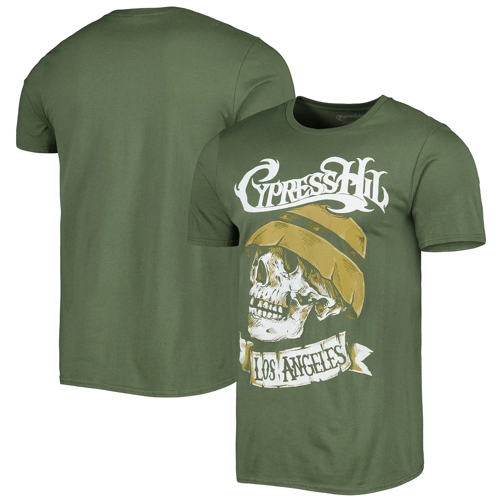 Unisex Olive Cypress Hill Graphic T-Shirt