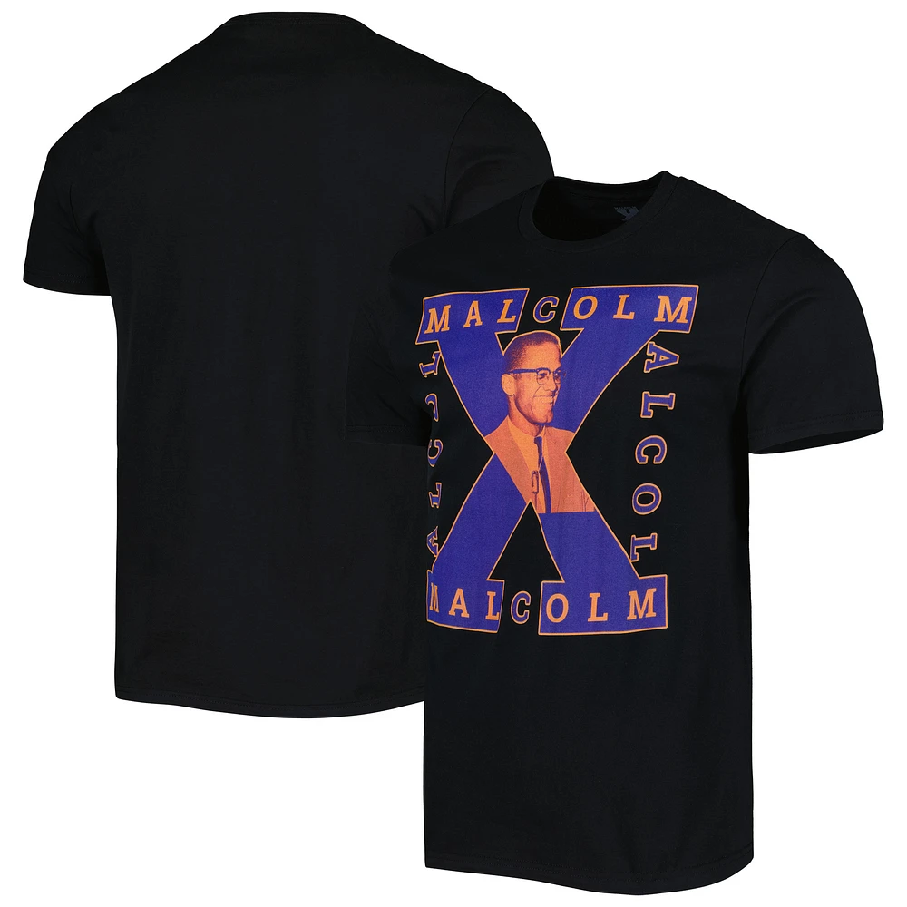 Unisex Black Malcolm X Graphic T-Shirt