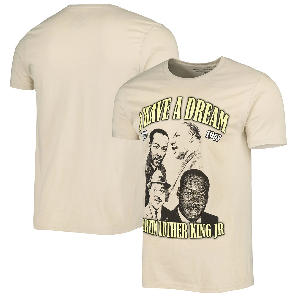 Unisex Tan Martin Luther King Jr. Graphic T-Shirt
