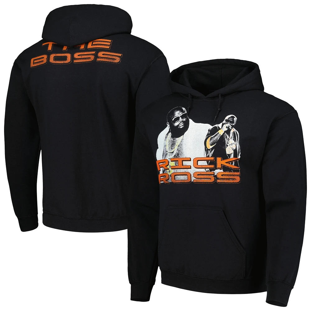Unisex Rick Ross Black Graphic Pullover Hoodie