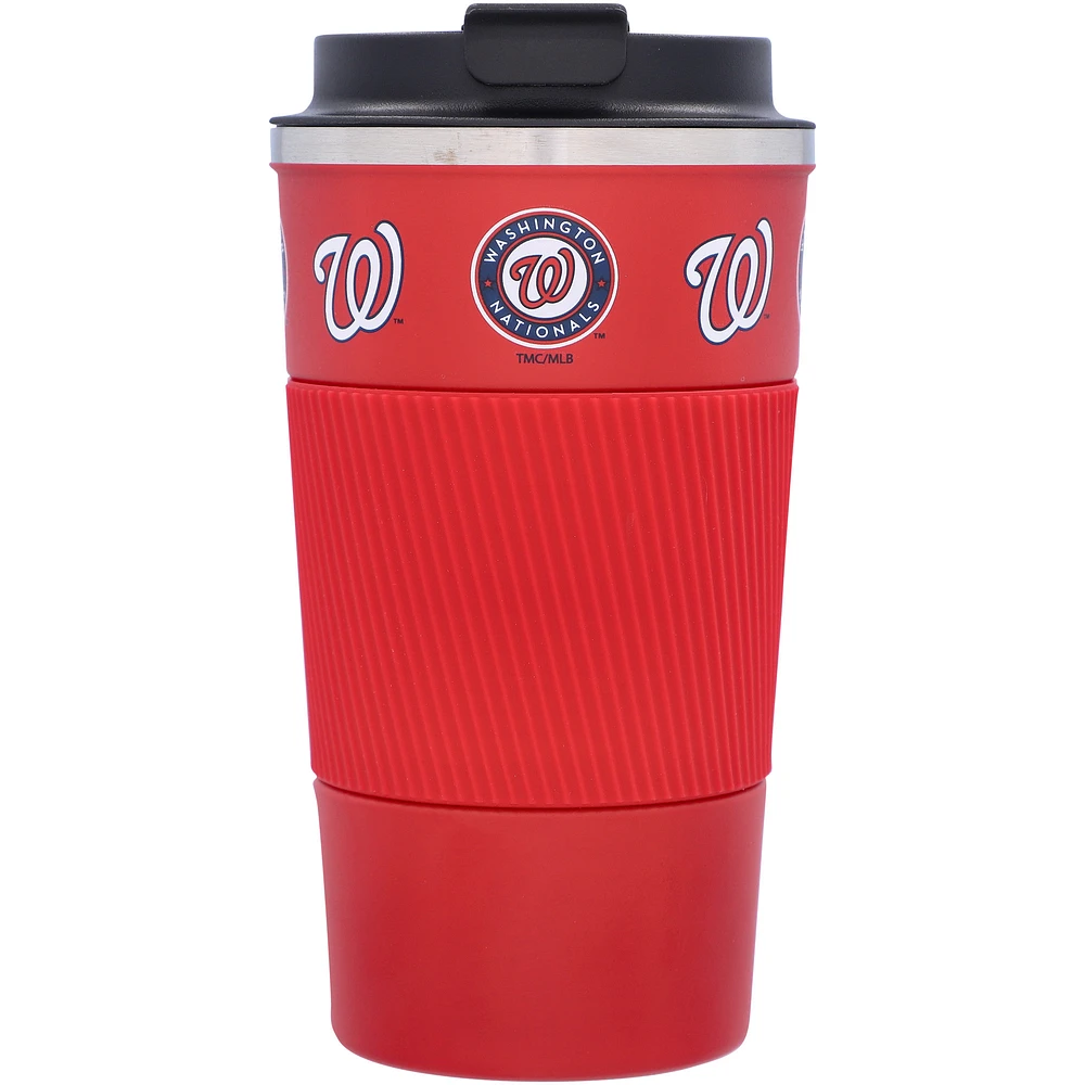 Washington Nationals 18oz Coffee Tumbler with Silicone Grip