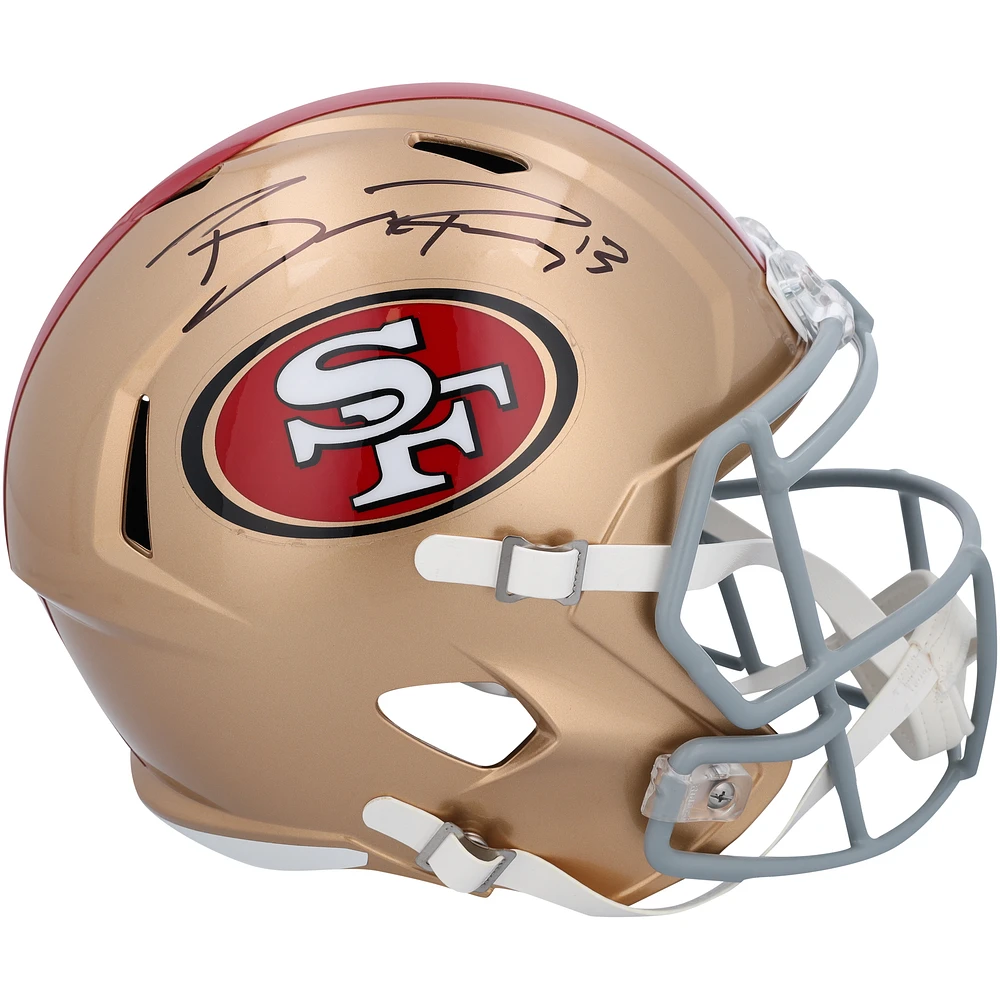 Brock Purdy San Francisco 49ers Autographed Riddell Speed Replica Helmet