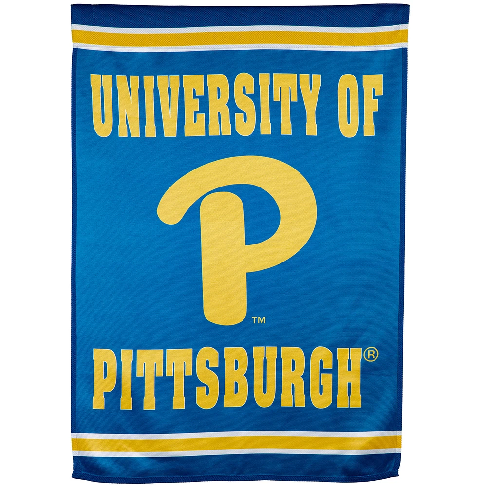 Pitt Panthers 28" x 44" Double-Sided Embossed Suede House Flag
