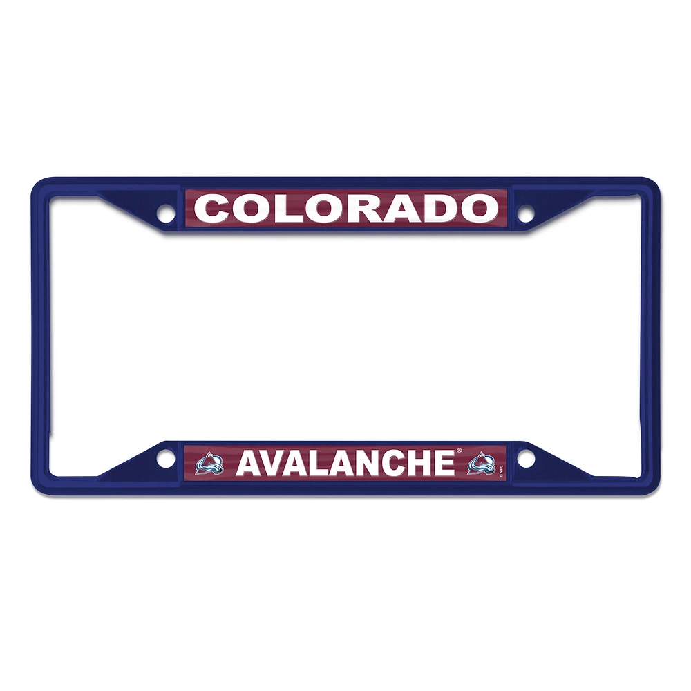 WinCraft Colorado Avalanche Chrome Colored License Plate Frame