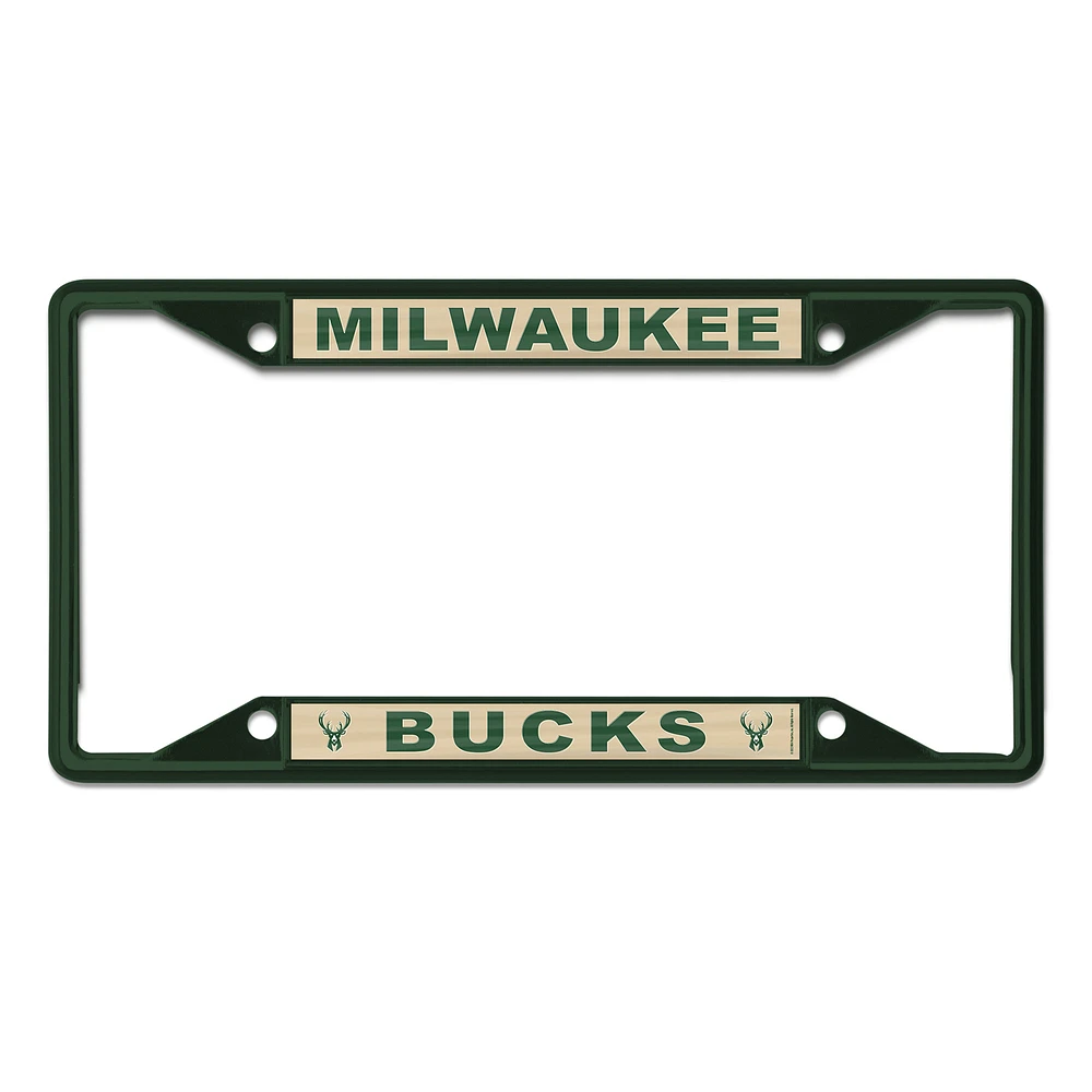 WinCraft Milwaukee Bucks Chrome Color License Plate Frame