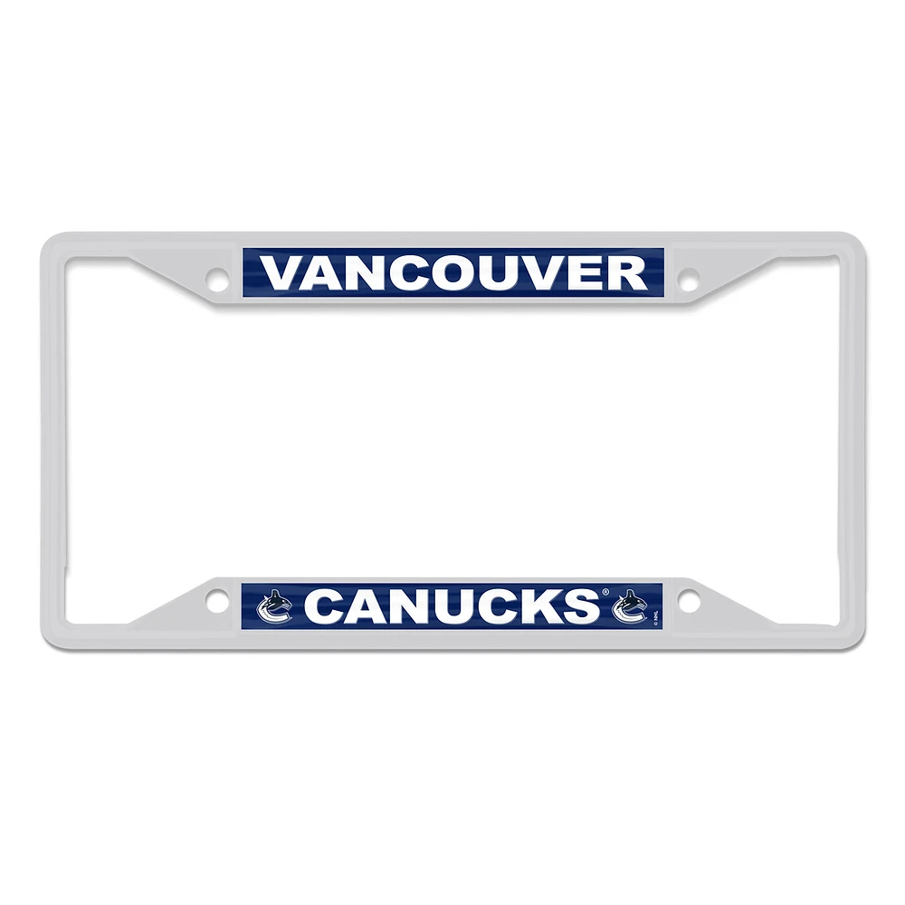 WinCraft Vancouver Canucks Chrome Color License Plate Frame