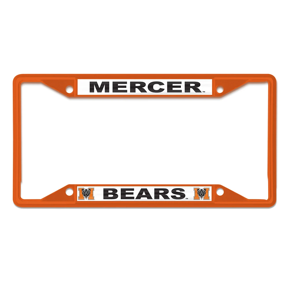 WinCraft Mercer Bears Chrome Color License Plate Frame