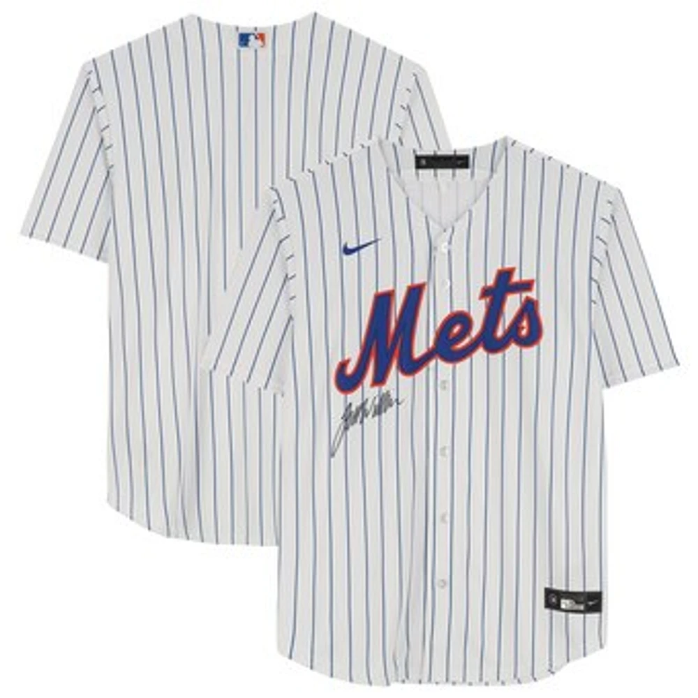 Jett Williams New York Mets Autographed White Nike Replica Jersey