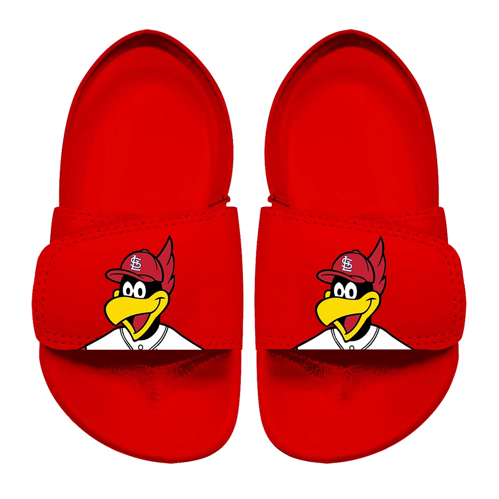Toddler ISlide Red St. Louis Cardinals Mascot Slide Sandals