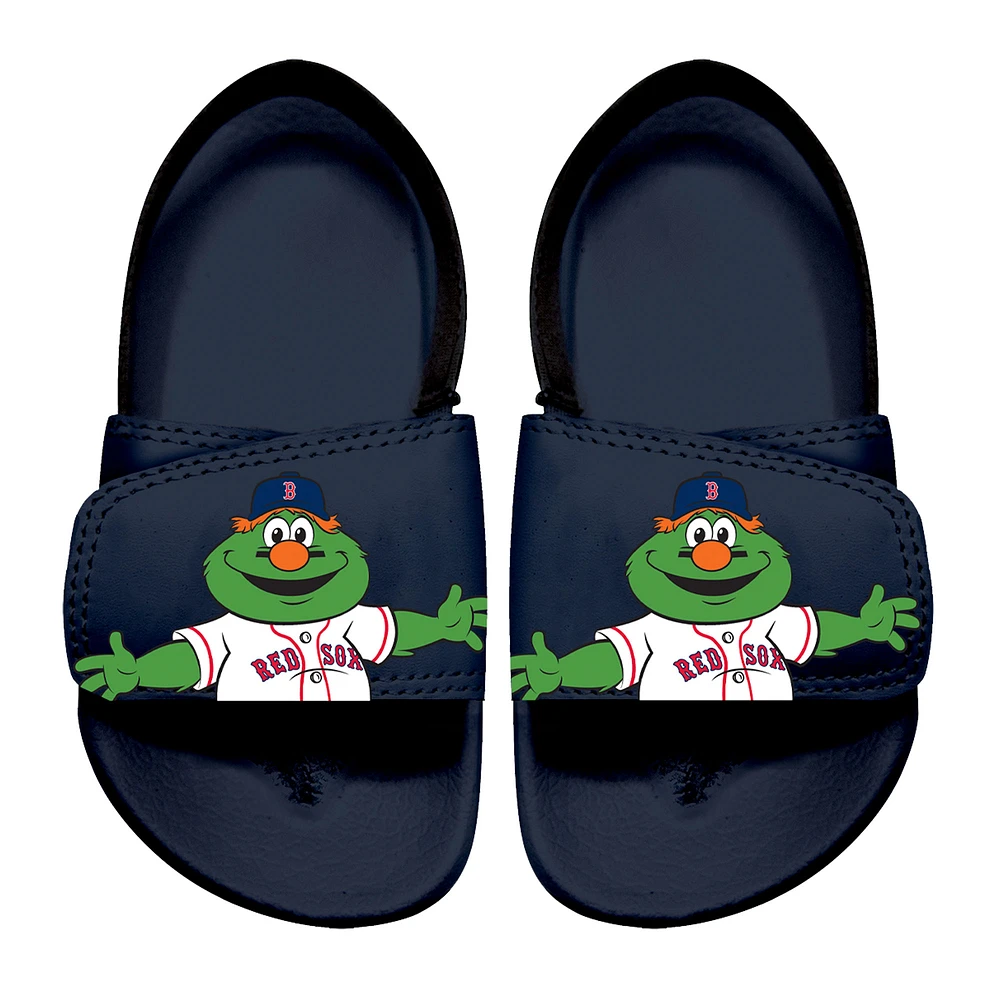 Toddler ISlide Navy Boston Red Sox Mascot Slide Sandals