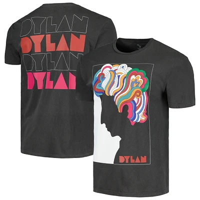 Men's Charcoal Bob Dylan Washed Graphic T-Shirt