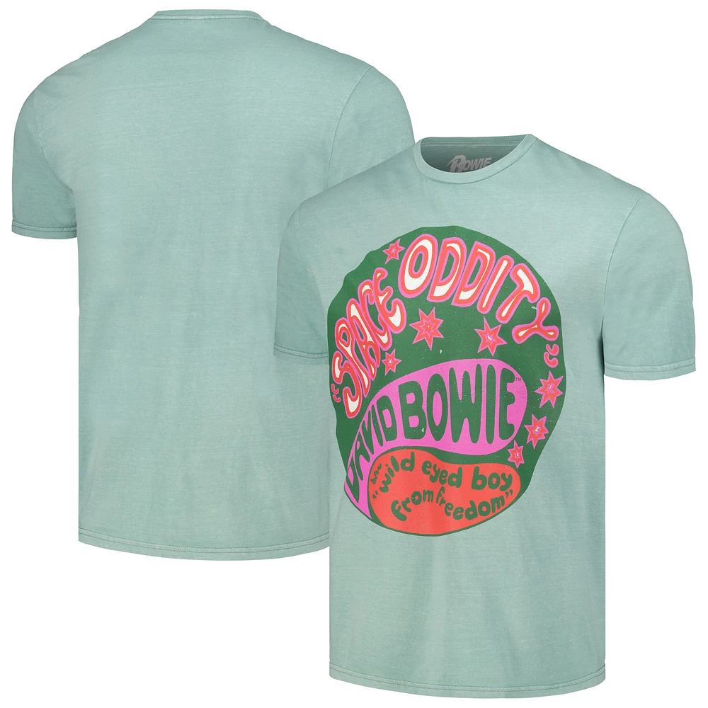 Men's Mint David Bowie Oddity Washed Graphic T-Shirt