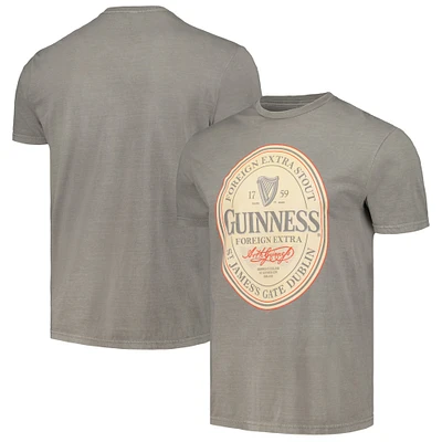 Men's Charcoal Guinness Washed Graphic T-Shirt