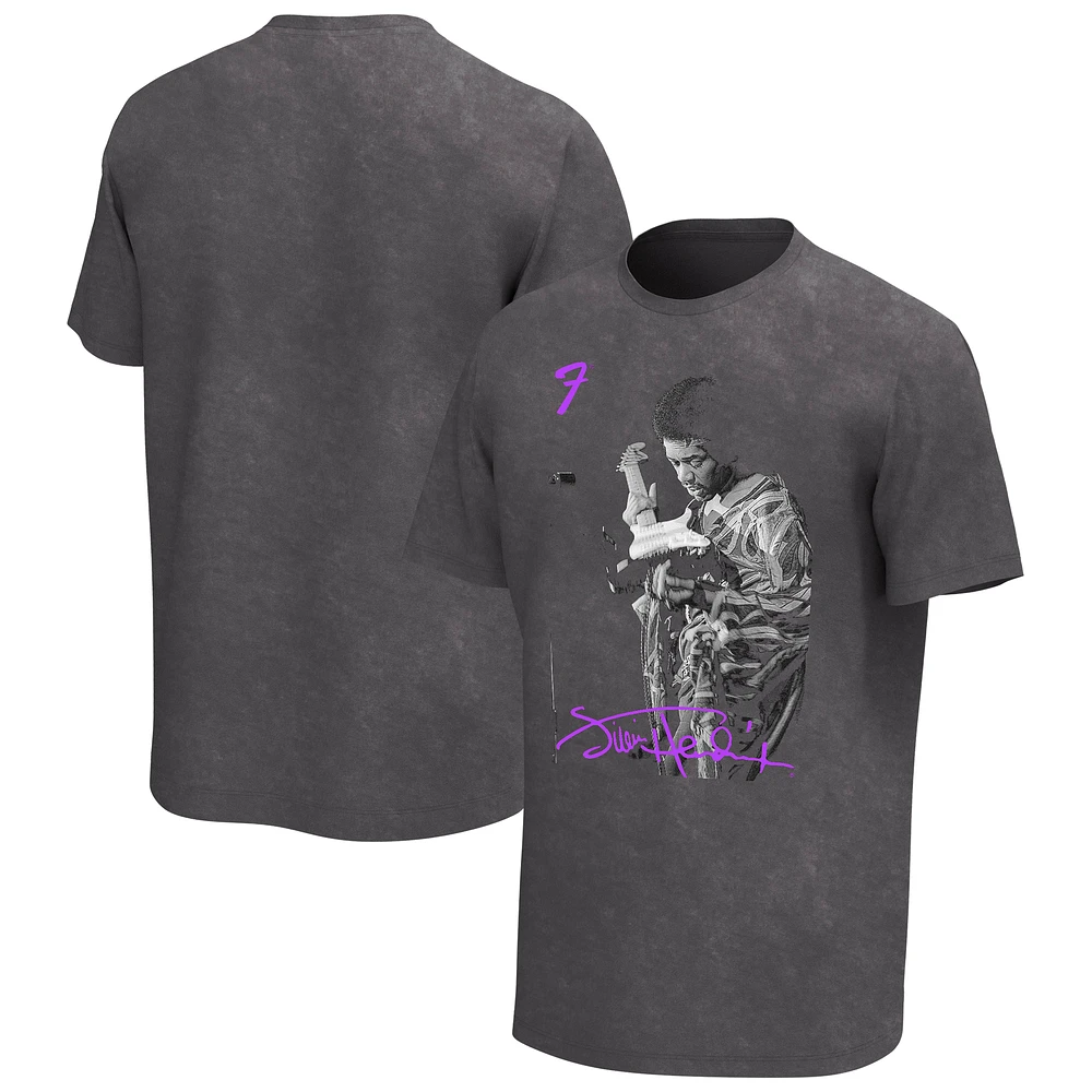 Men's Charcoal Fender Washed Graphic T-Shirt