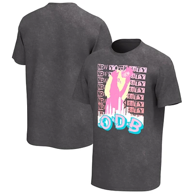 Men's Charcoal ODB Skyline Washed Graphic T-Shirt