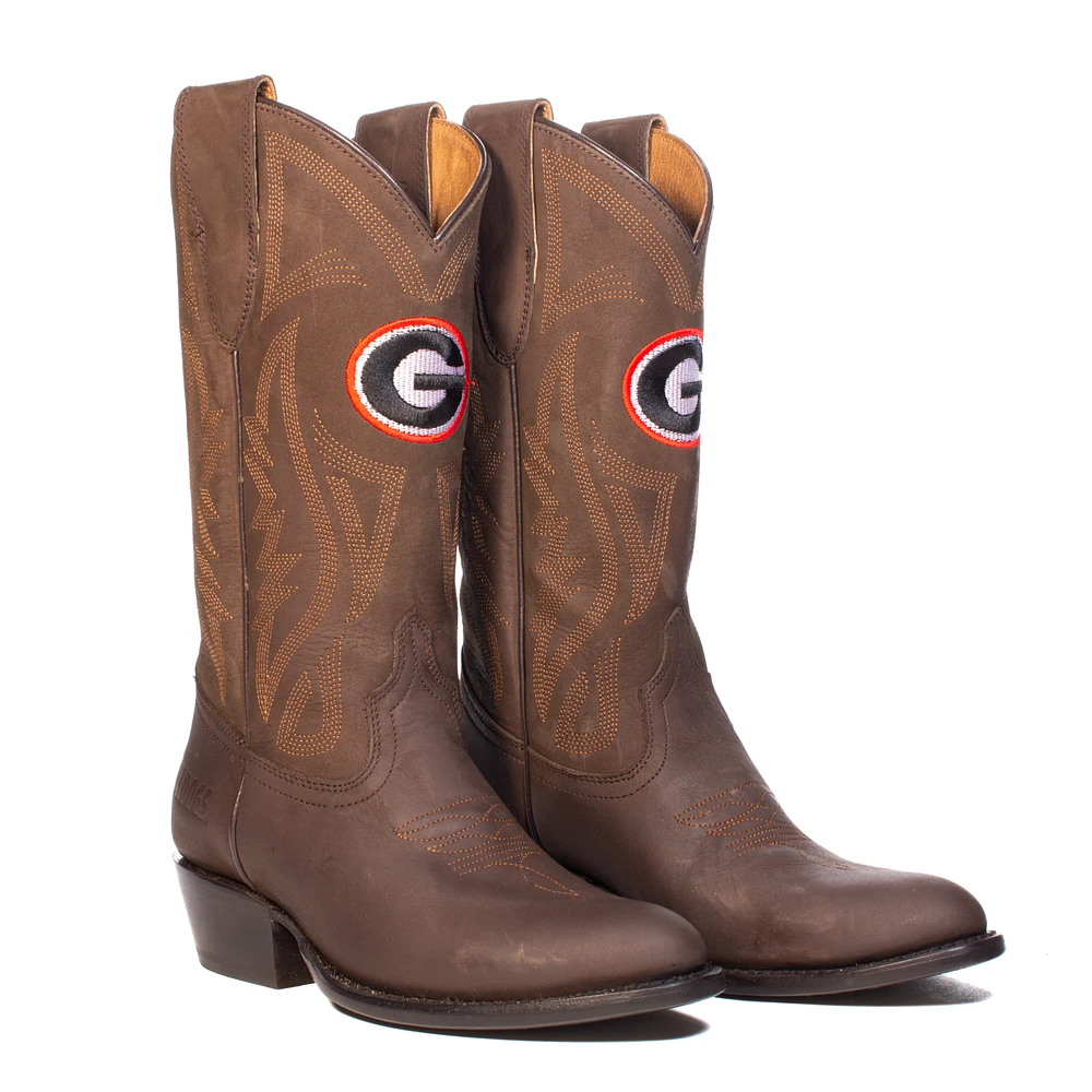 Women's Brown Georgia Bulldogs Western Boots