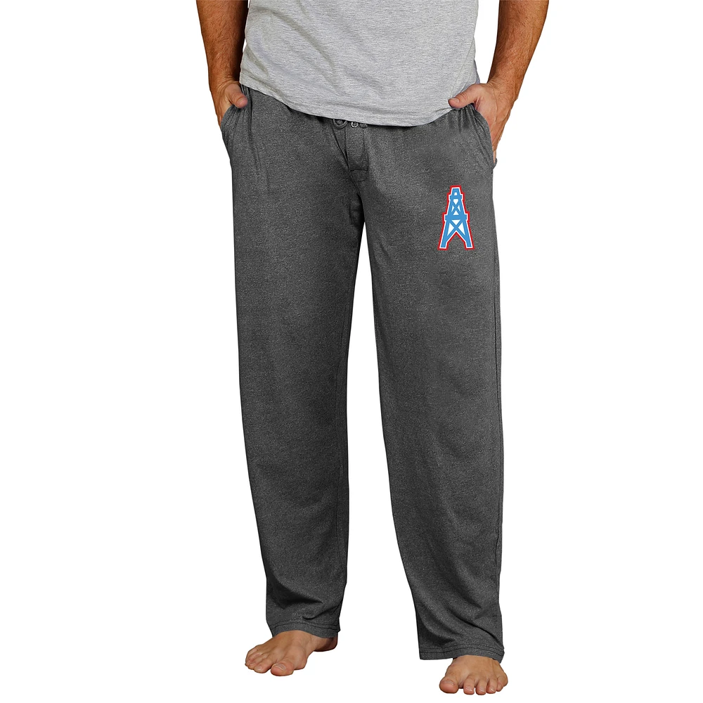 Men's Concepts Sport Charcoal Tennessee Titans Retro Quest Knit Pants