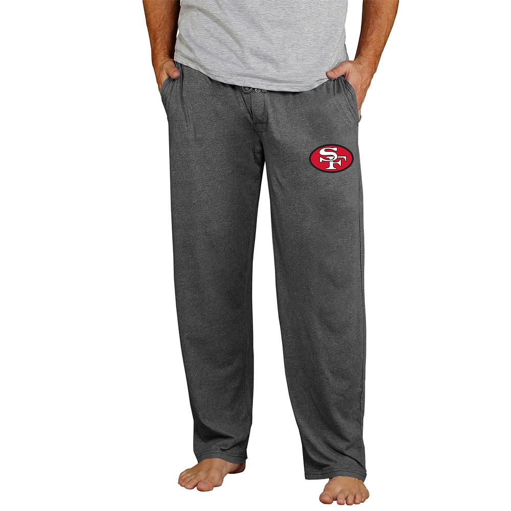Men's Concepts Sport Charcoal San Francisco 49ers Retro Quest Knit Pants