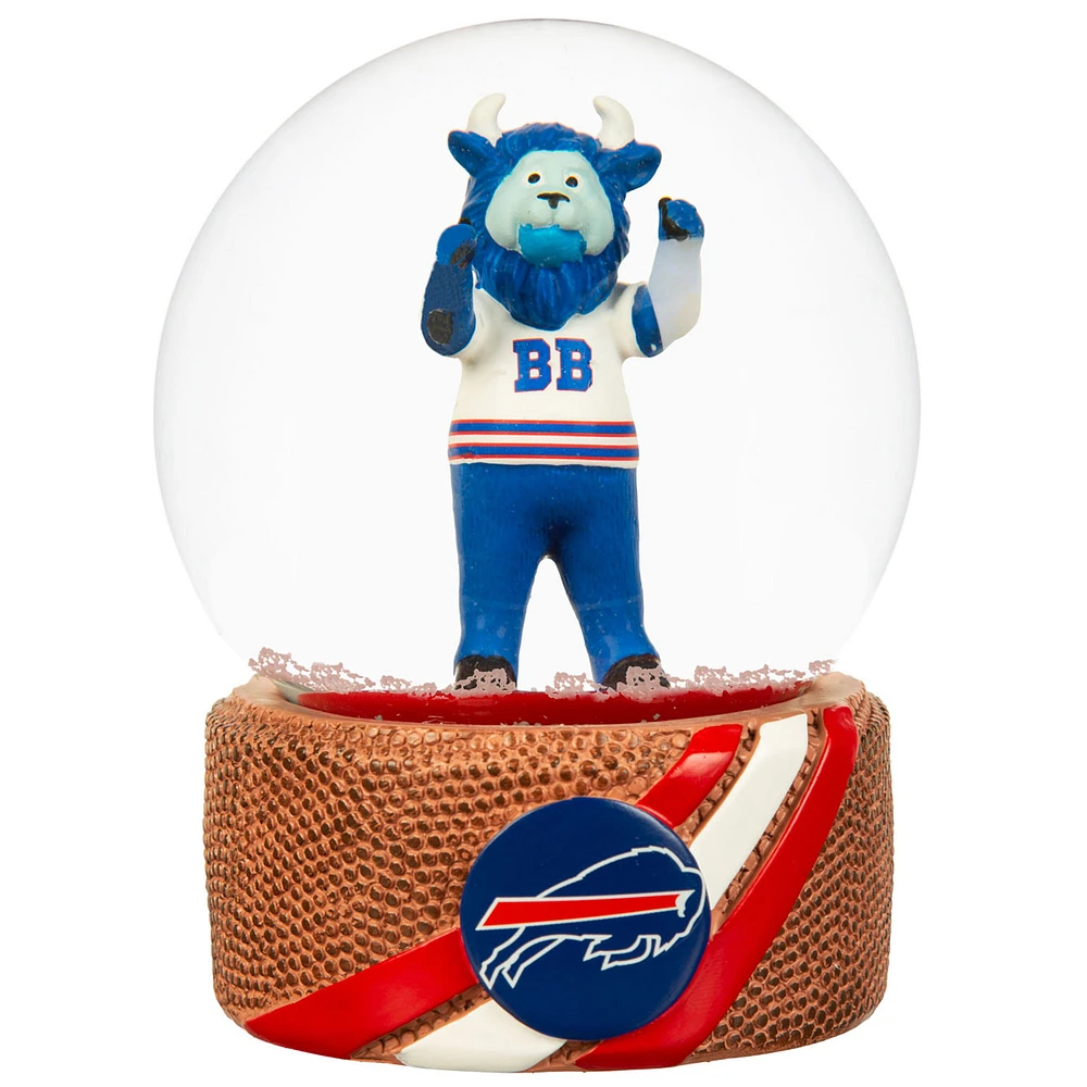 Buffalo Bills 100mm Mascot Glass Water Globe