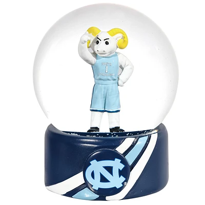 North Carolina Tar Heels 100mm Mascot Glass Water Globe