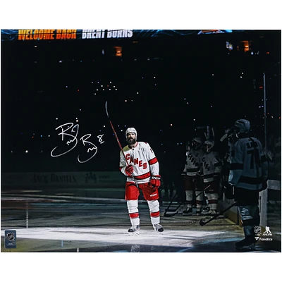 Brent Burns Carolina Hurricanes Autographed 16" x 20" Crowd Salute Photograph