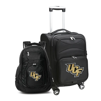 MOJO Black UCF Knights Softside Carry-On & Backpack Set