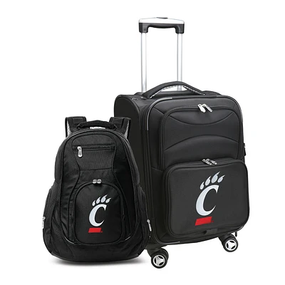 MOJO Black Cincinnati Bearcats Softside Carry-On & Backpack Set