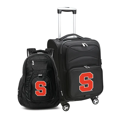 MOJO Black Syracuse Orange Softside Carry-On & Backpack Set