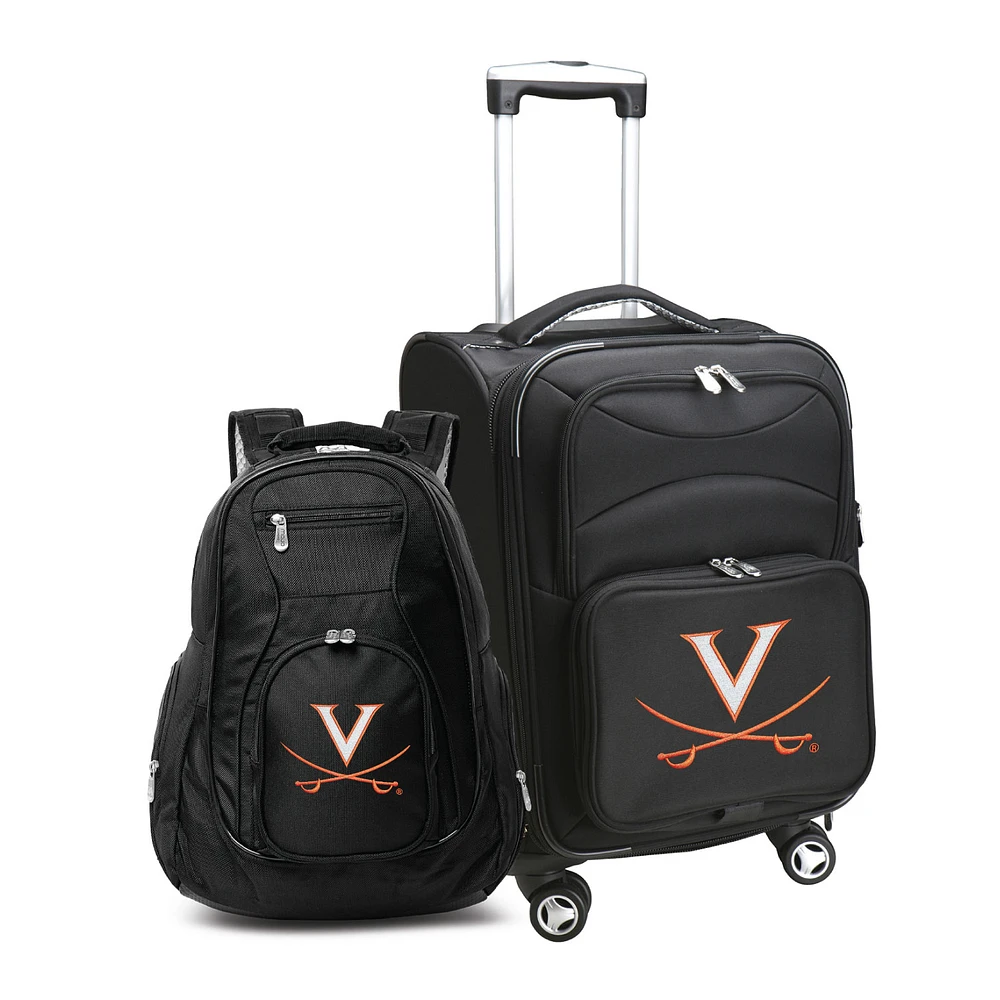 MOJO Black Virginia Cavaliers Softside Carry-On & Backpack Set