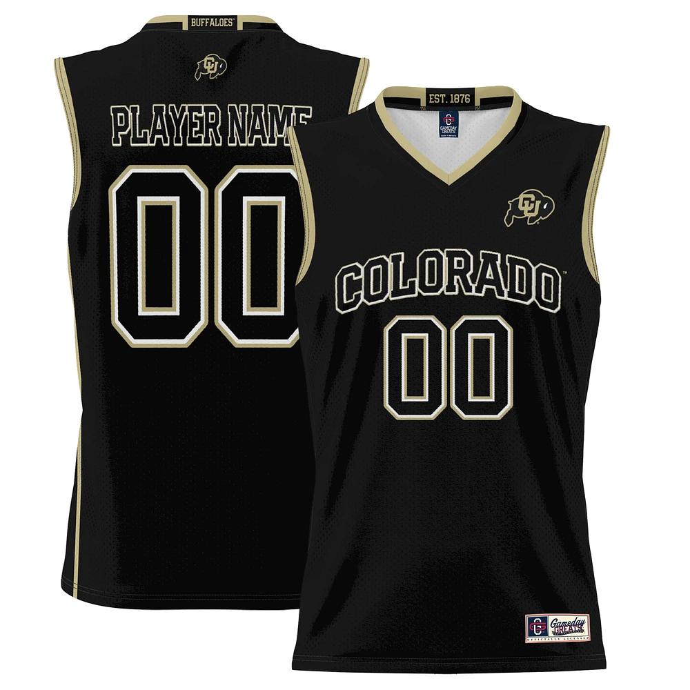 Unisex GameDay Greats Black Colorado Buffaloes Lightweight NIL Pick-A-Player Men's Basketball Jersey