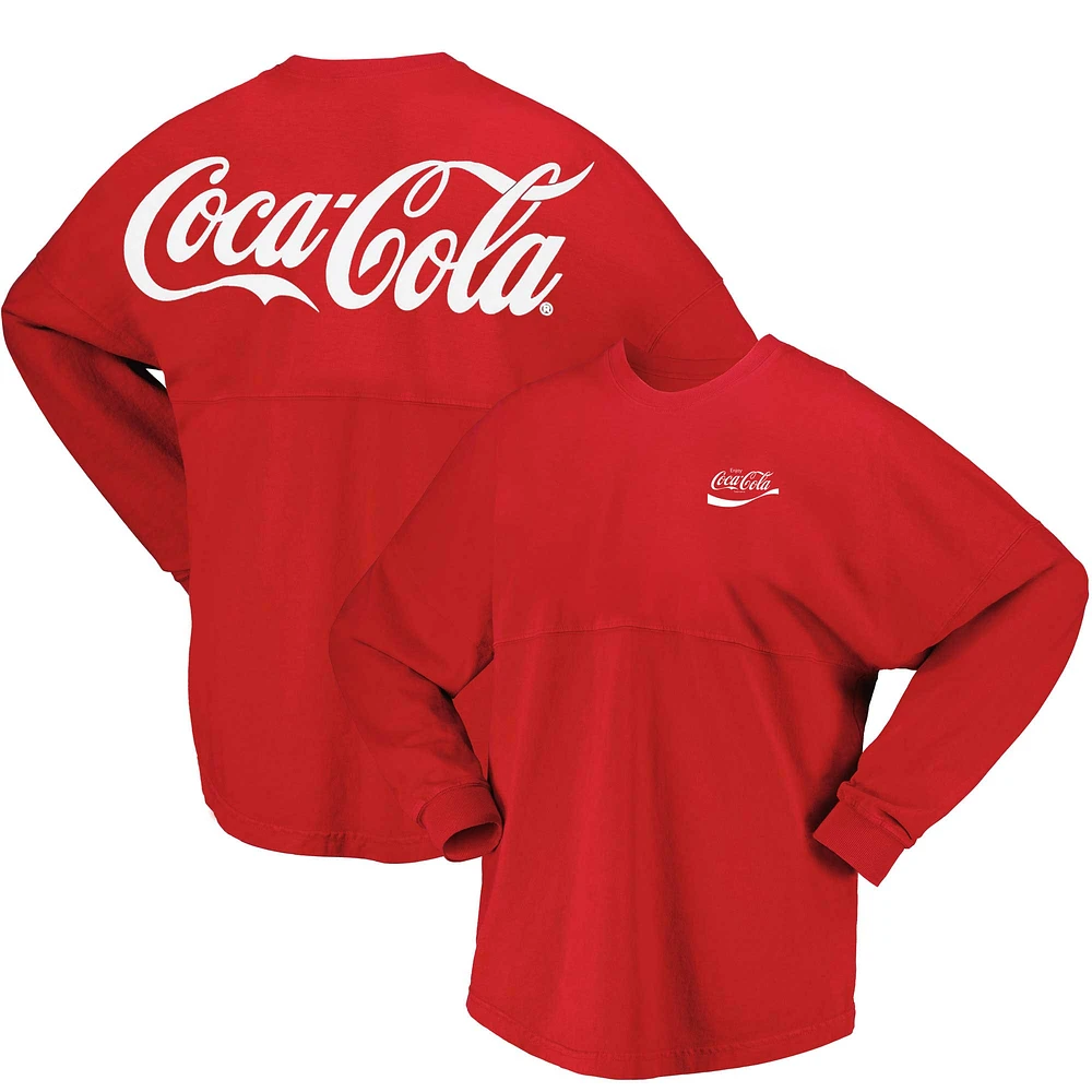 Unisex Red Coca-Cola Long Sleeve T-Shirt