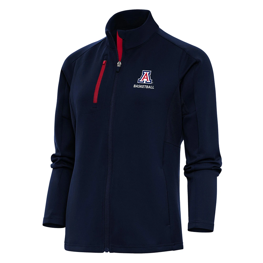 Women's Antigua Navy Arizona Wildcats Basketball Generation Full-Zip Jacket